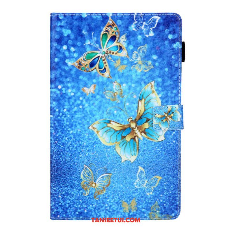 Etui Folio do Samsung Galaxy Tab A8 (2021) Kolorowe Motyle