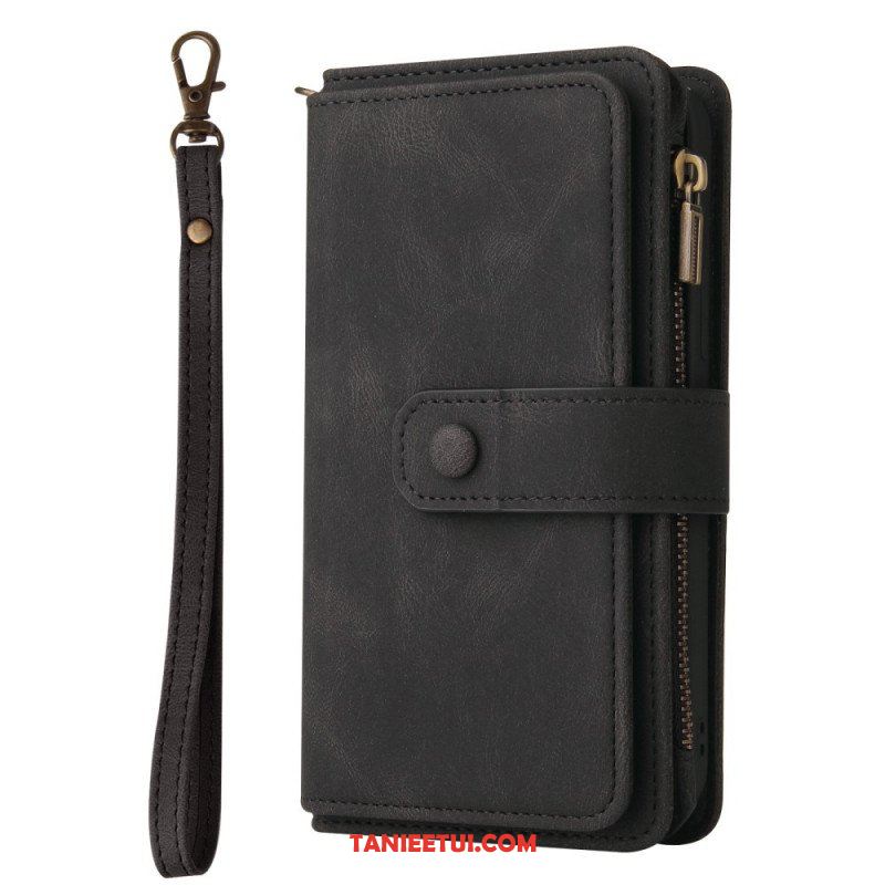 Etui Folio do Samsung Galaxy Z Fold 3 5G Wielofunkcyjny Uchwyt Na Karty