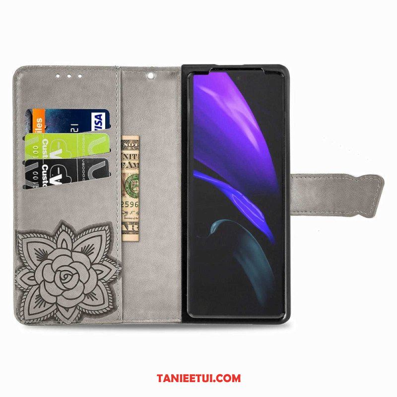 Etui Folio do Samsung Galaxy Z Fold 4 Gigantyczny Motyl