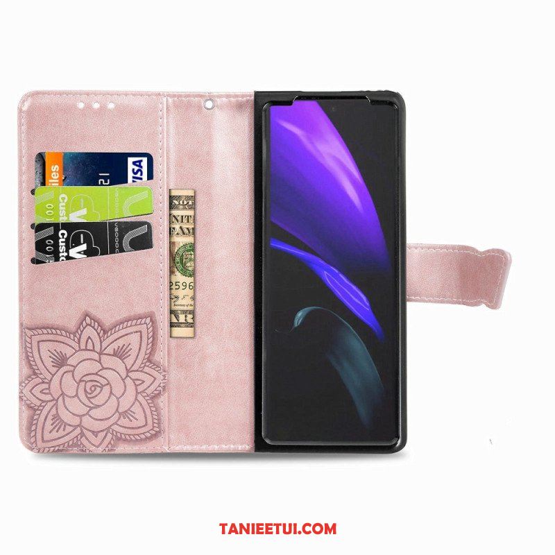 Etui Folio do Samsung Galaxy Z Fold 4 Gigantyczny Motyl