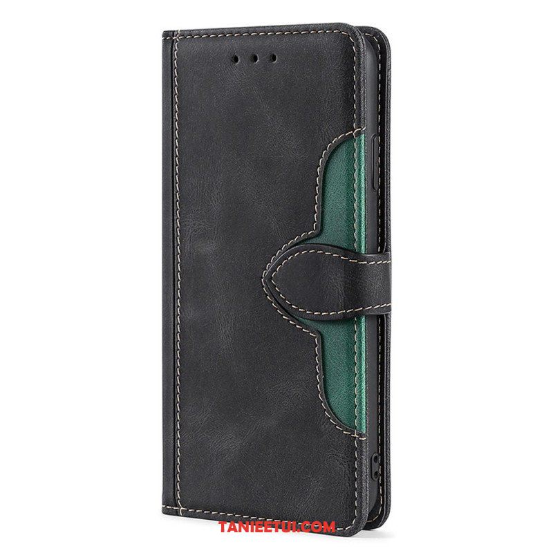 Etui Folio do Sony Xperia 1 IV Dwukolorowy Kwiatowy