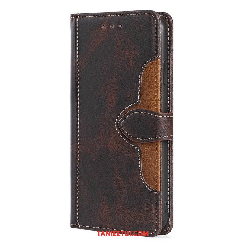 Etui Folio do Sony Xperia 1 IV Dwukolorowy Kwiatowy