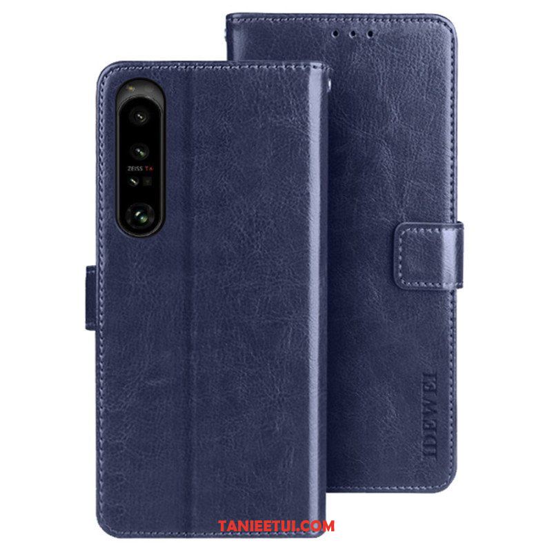 Etui Folio do Sony Xperia 1 IV Imitacja Skóry Idewei