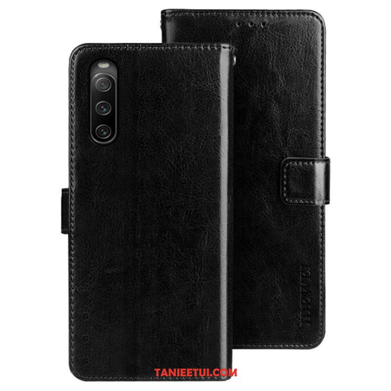 Etui Folio do Sony Xperia 10 IV Imitacja Skóry Idewei