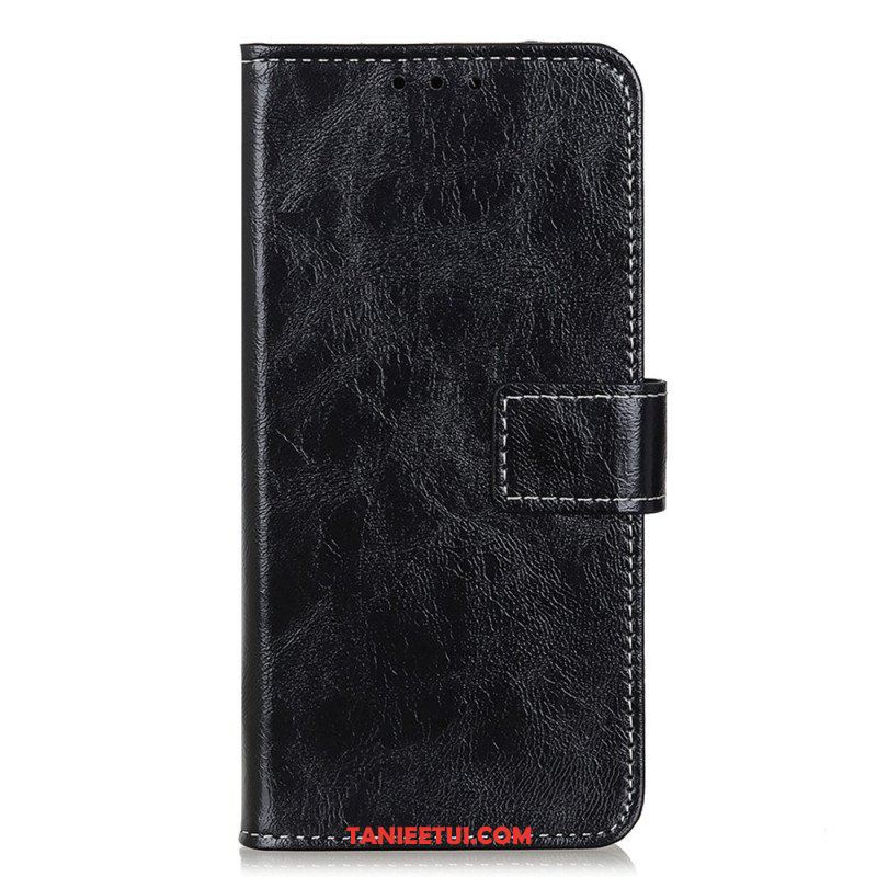 Etui Folio do Sony Xperia 10 IV Lakierowana Ze Szwami