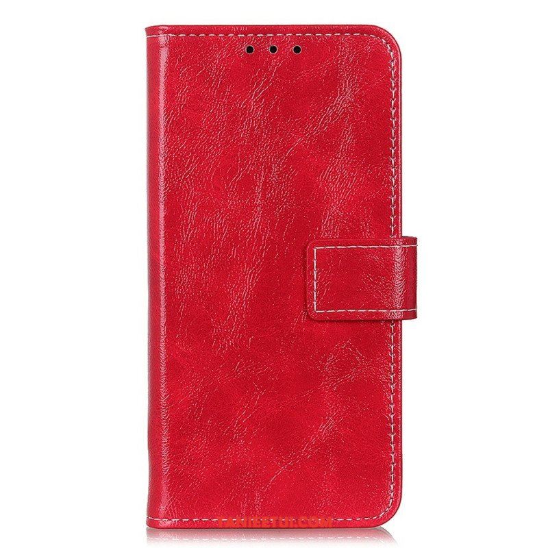 Etui Folio do Sony Xperia 10 IV Lakierowana Ze Szwami