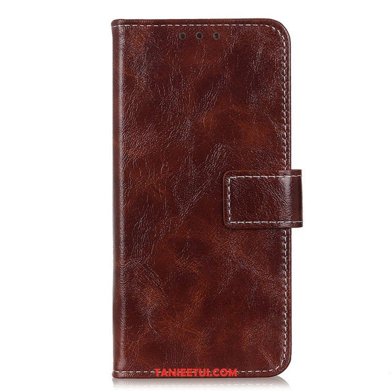 Etui Folio do Sony Xperia 10 IV Lakierowana Ze Szwami