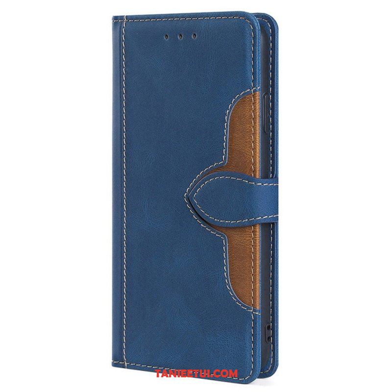 Etui Folio do Sony Xperia 5 IV Dwukolorowy Kwiatowy