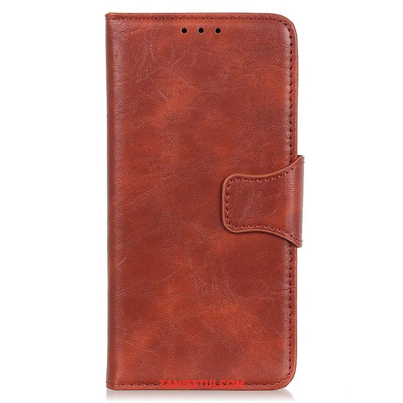 Etui Folio do Sony Xperia 5 IV Skórzane Zapięcie W Stylu Vintage