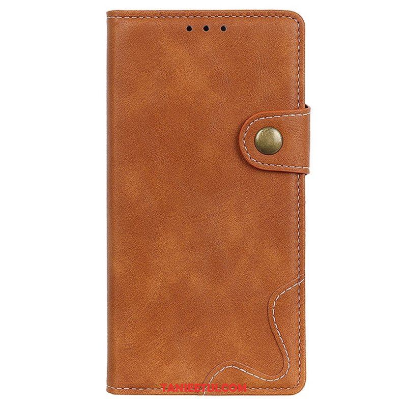 Etui Folio do Sony Xperia Pro-I Artystyczny Guzik Do Szycia