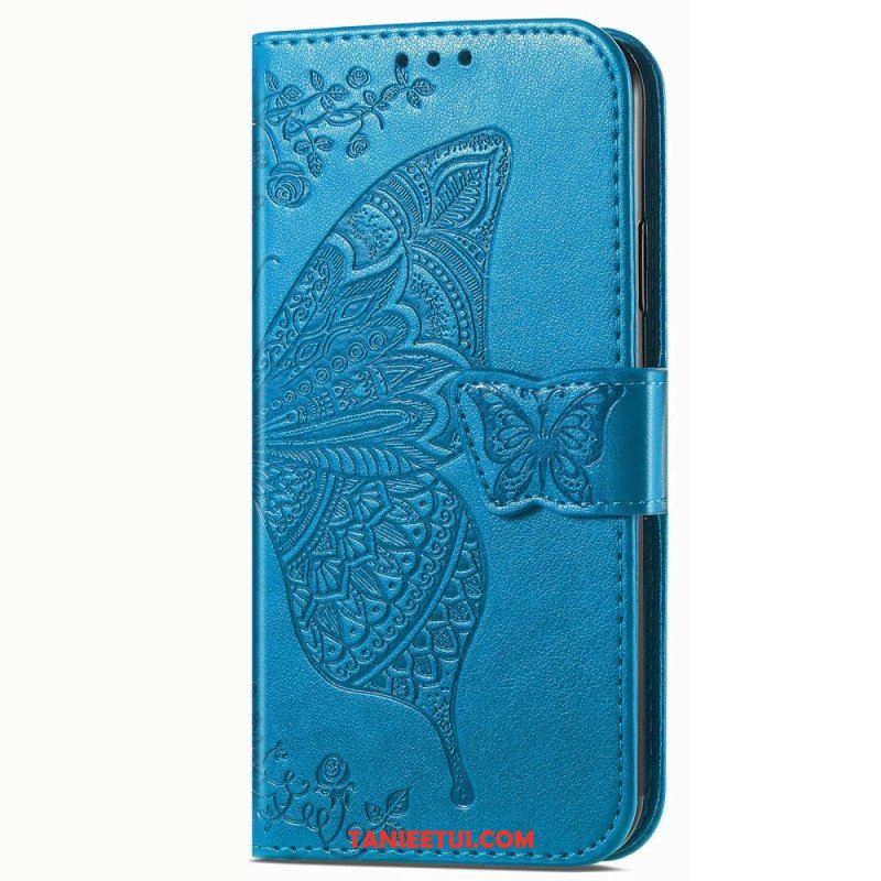 Etui Folio do Vivo Y16 Barokowy Motyl