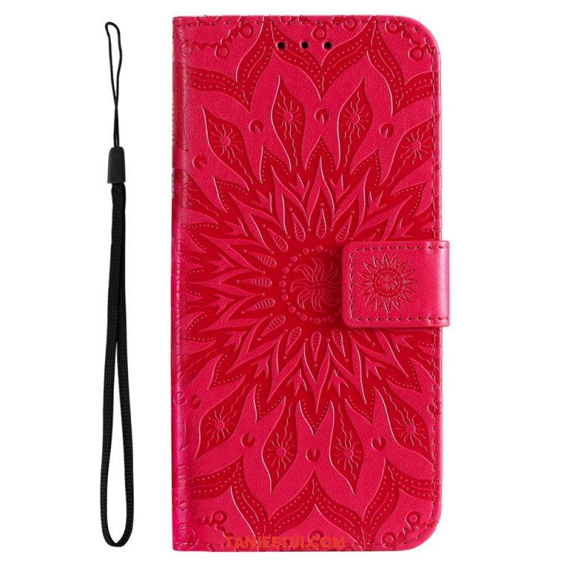 Etui Folio do Vivo Y16 Mandala Sun Ze Smyczą