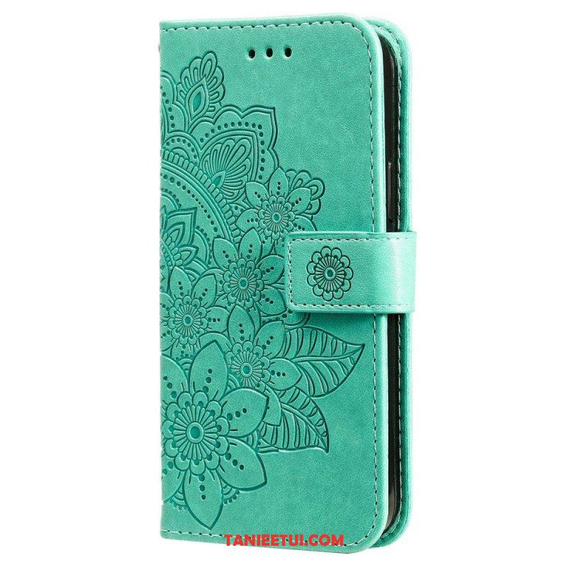 Etui Folio do Vivo Y22s z Łańcuch Paskowata Mandala