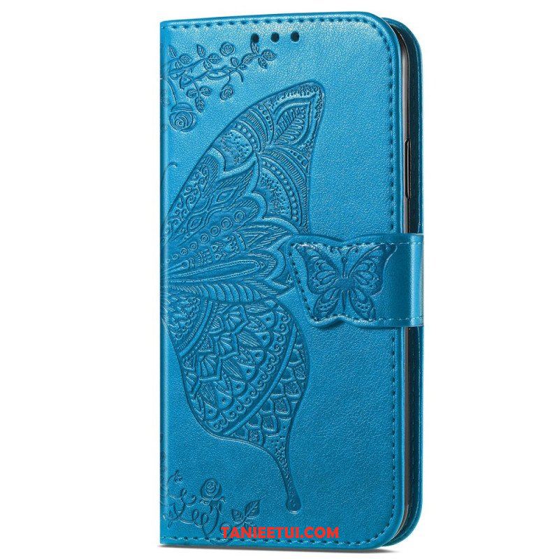 Etui Folio do Vivo Y35 Barokowy Motyl