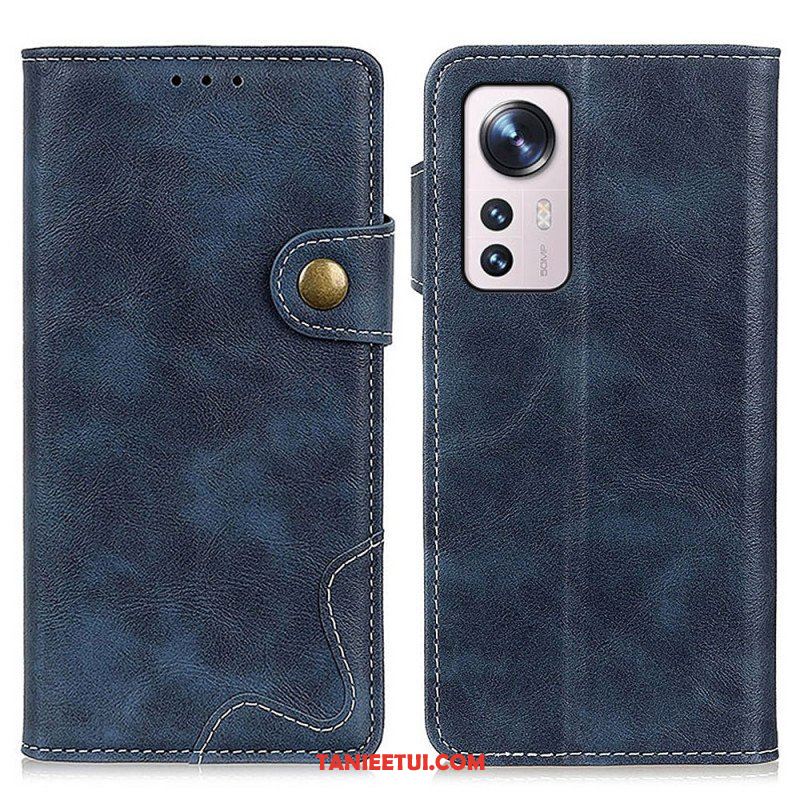 Etui Folio do Xiaomi 12 / 12X Artystyczne I Szwy