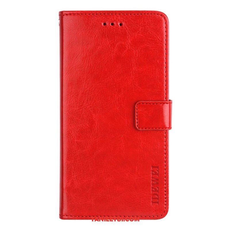 Etui Folio do Xiaomi 12 Pro Imitacja Skóry Idewei