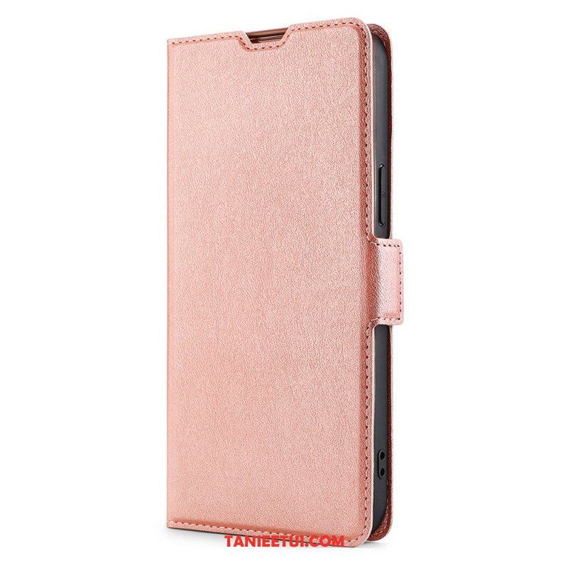 Etui Folio do Xiaomi 12 Pro Styl Z Bardzo Delikatnej Skóry