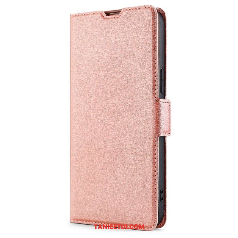 Etui Folio do Xiaomi 12T / 12T Pro Bardzo Cienka Sztuczna Skóra