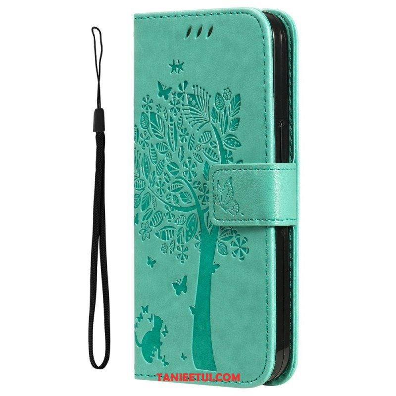 Etui Folio do Xiaomi 12T / 12T Pro Kot Pod Drzewem