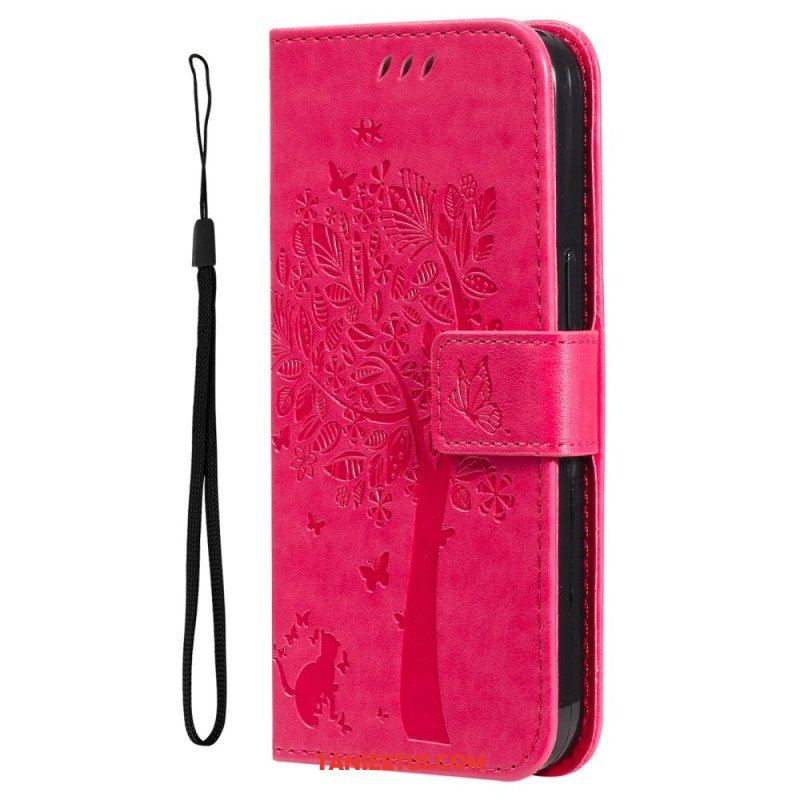 Etui Folio do Xiaomi 12T / 12T Pro Kot Pod Drzewem