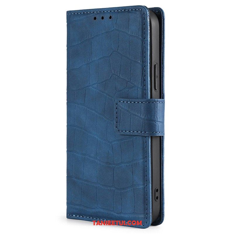 Etui Folio do Xiaomi 12T / 12T Pro Krokodyl Dotykający Skóry