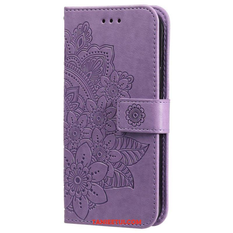 Etui Folio do Xiaomi 12T / 12T Pro z Łańcuch Paskowata Mandala