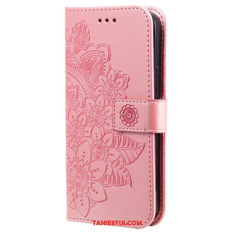 Etui Folio do Xiaomi 12T / 12T Pro z Łańcuch Paskowata Mandala