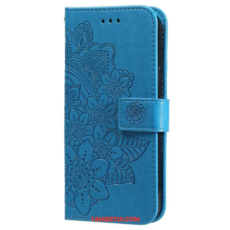 Etui Folio do Xiaomi 12T / 12T Pro z Łańcuch Paskowata Mandala