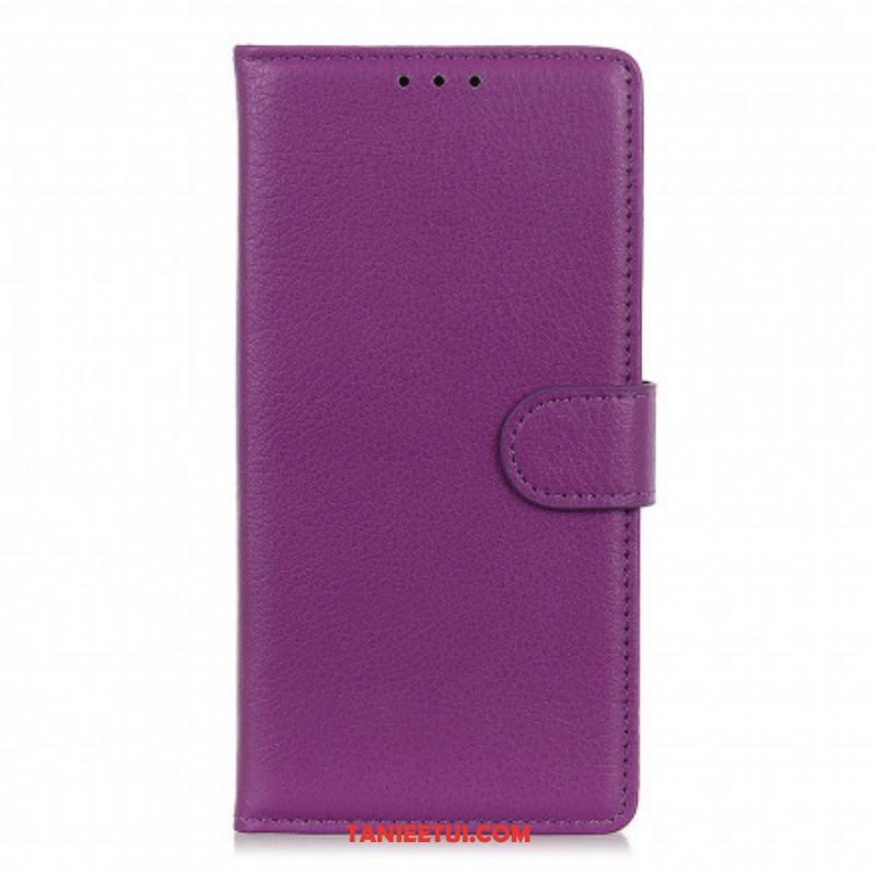 Etui Folio do Xiaomi Redmi Note 10 / 10S Efekt Skóry Liczi Premium