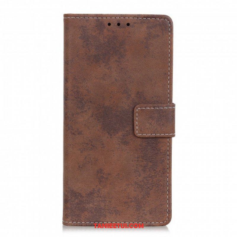 Etui Folio do Xiaomi Redmi Note 10 / 10S Efekt Skóry Vintage