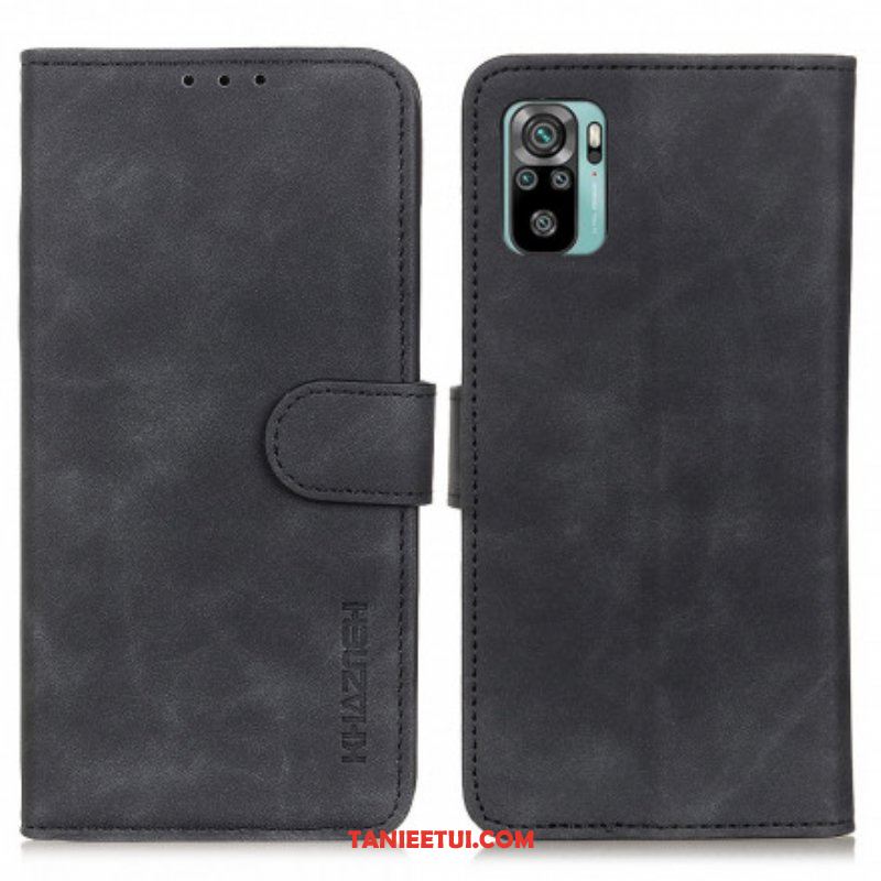 Etui Folio do Xiaomi Redmi Note 10 / 10S Khazneh Efekt Skóry W Stylu Vintage