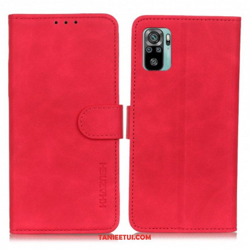 Etui Folio do Xiaomi Redmi Note 10 / 10S Khazneh Efekt Skóry W Stylu Vintage