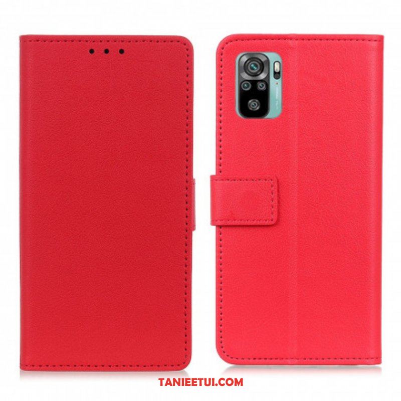 Etui Folio do Xiaomi Redmi Note 10 / 10S Klasyczna Sztuczna Skóra