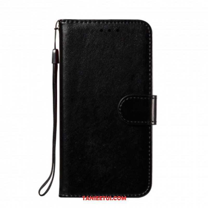 Etui Folio do Xiaomi Redmi Note 10 / 10S Monochromatyczny Skórzany Styl