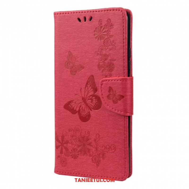 Etui Folio do Xiaomi Redmi Note 10 / 10S Tylko Motyle Ze Smyczą