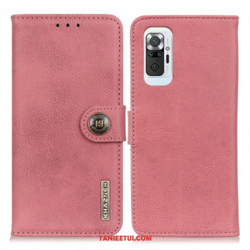 Etui Folio do Xiaomi Redmi Note 10 Pro Imitacja Skóry Khazneh