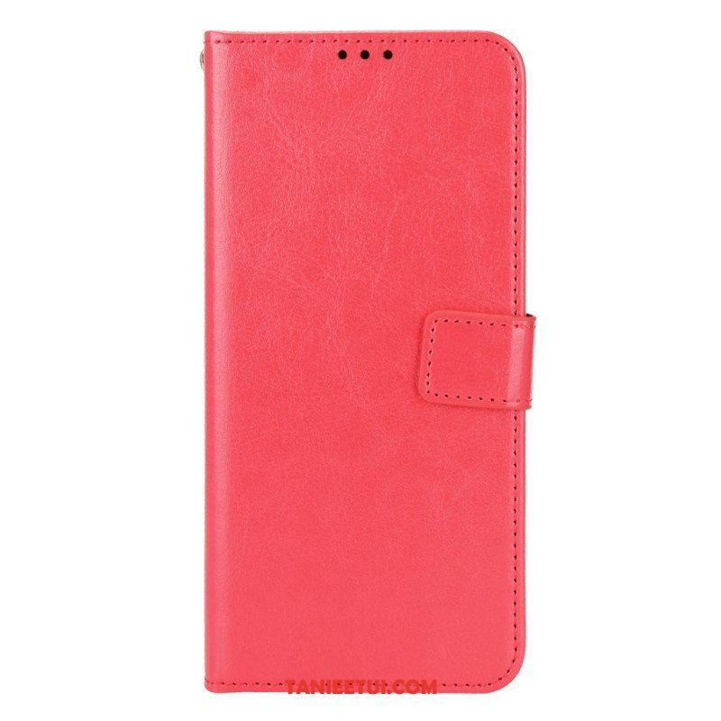 Etui Folio do Xiaomi Redmi Note 11 / 11S Błyszcząca Sztuczna Skóra