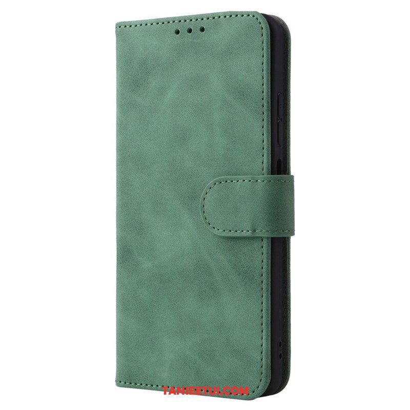 Etui Folio do Xiaomi Redmi Note 11 / 11S Dotyk Skóry Ze Smyczą