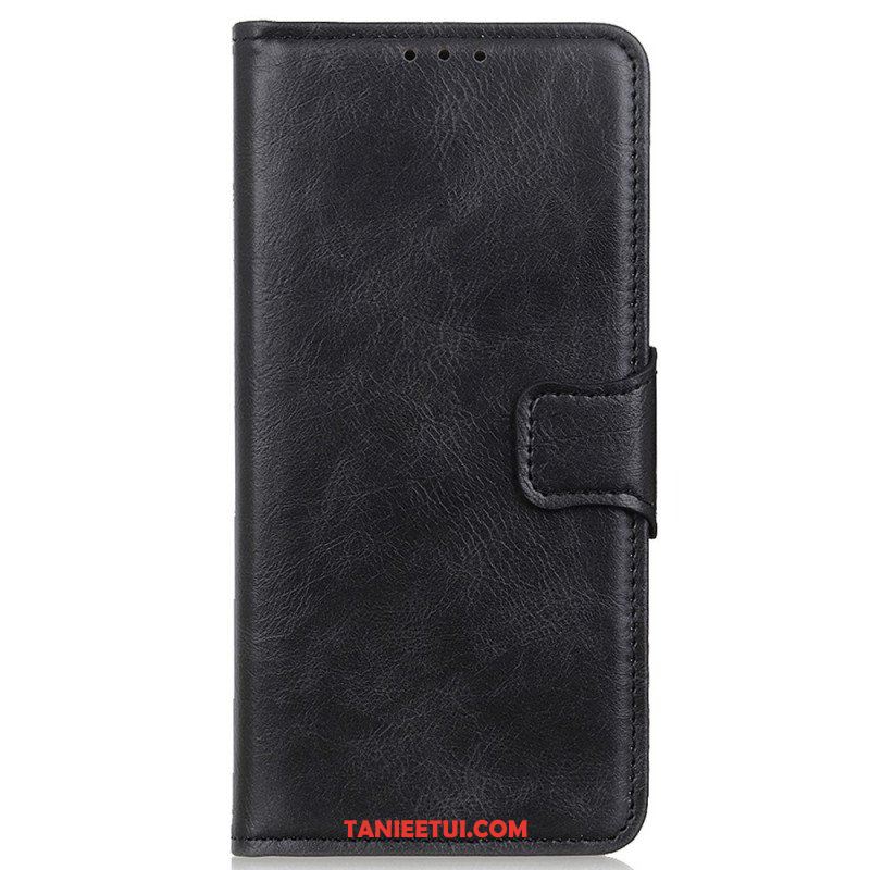 Etui Folio do Xiaomi Redmi Note 11 / 11S Dwustronne Zapięcie Z Efektem Skóry