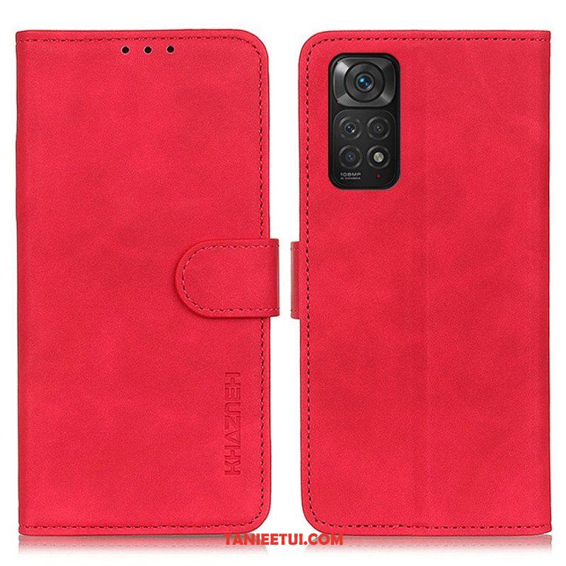 Etui Folio do Xiaomi Redmi Note 11 / 11S Khazneh Efekt Skóry W Stylu Vintage