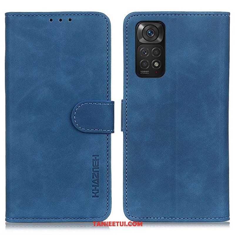 Etui Folio do Xiaomi Redmi Note 11 / 11S Khazneh Efekt Skóry W Stylu Vintage