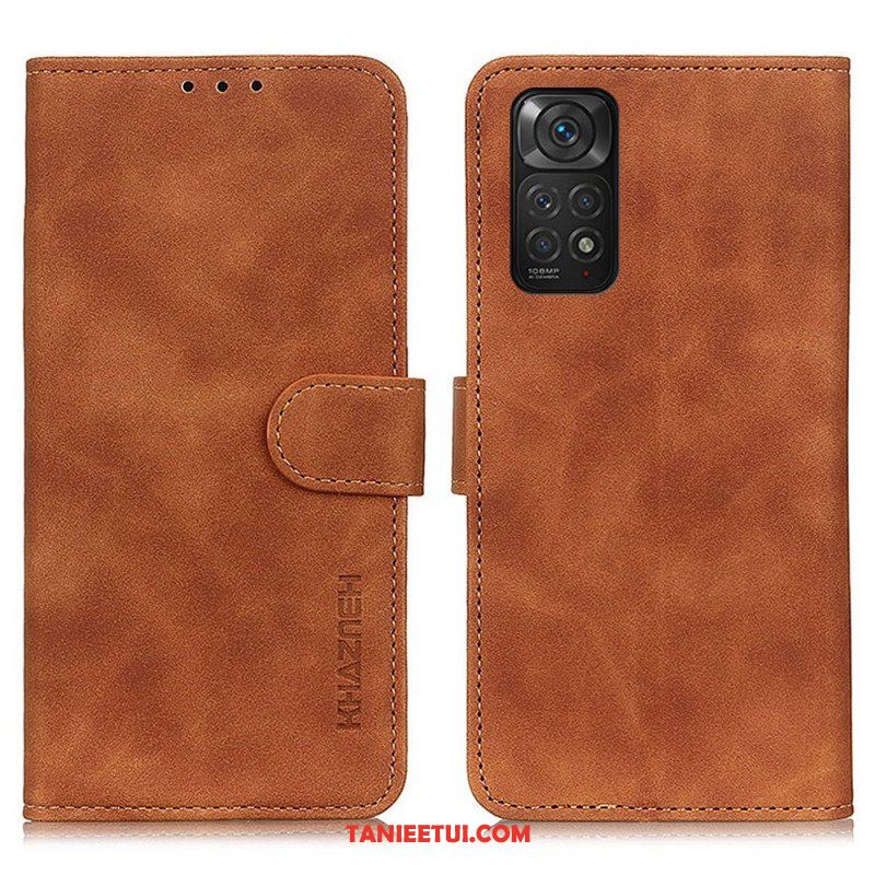 Etui Folio do Xiaomi Redmi Note 11 / 11S Khazneh Efekt Skóry W Stylu Vintage