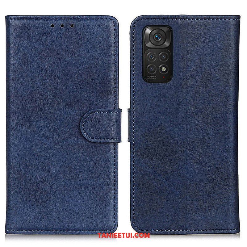 Etui Folio do Xiaomi Redmi Note 11 / 11S Retro Matowy Efekt Skóry