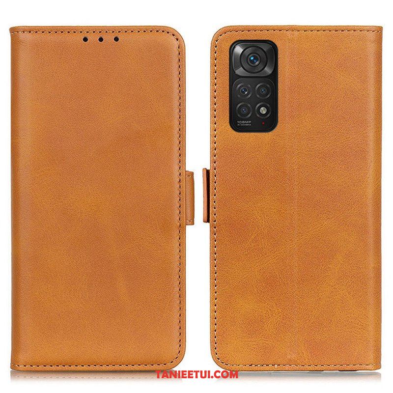 Etui Folio do Xiaomi Redmi Note 11 / 11S Skórzany Futerał Podwójna Klapa