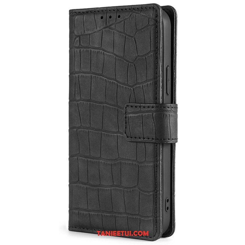 Etui Folio do Xiaomi Redmi Note 11 Pro / 11 Pro 5G Krokodyl Dotykający Skóry