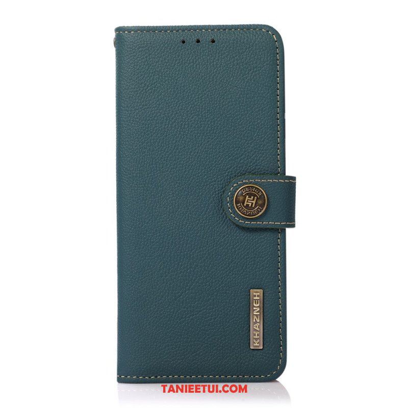 Etui Folio do Xiaomi Redmi Note 11 Pro / 11 Pro 5G Prawdziwa Skóra Khazneh Rfid