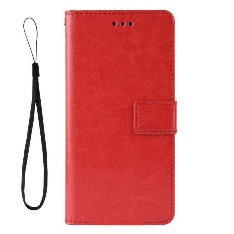Etui Folio do Xiaomi Redmi Note 11 Pro Plus 5G Błyszcząca Sztuczna Skóra