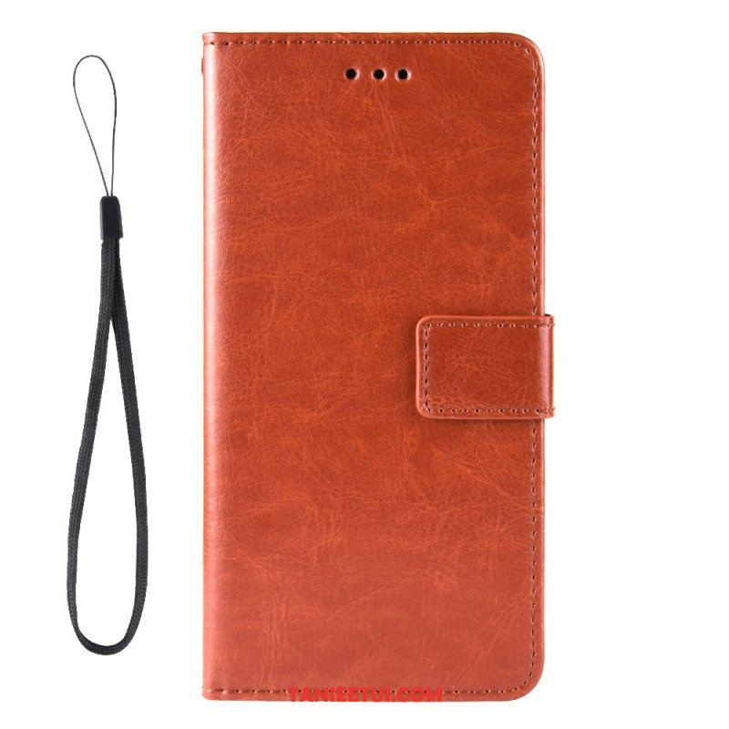 Etui Folio do Xiaomi Redmi Note 11 Pro Plus 5G Błyszcząca Sztuczna Skóra