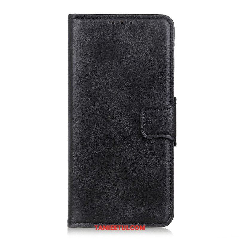 Etui Folio do Xiaomi Redmi Note 11 Pro Plus 5G Dwustronne Zapięcie Ze Skóry Dwoinowej