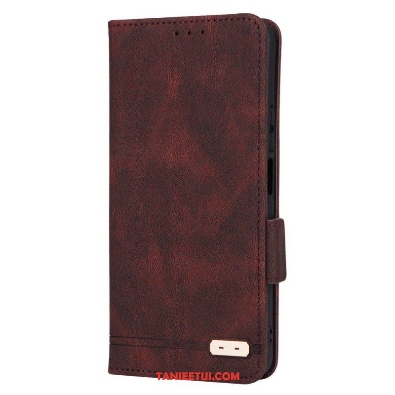 Etui Folio do Xiaomi Redmi Note 11 Pro Plus 5G Stylizacja Skóry